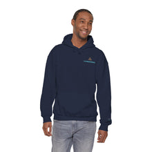 Load image into Gallery viewer, LivingWorks "Questions about suicide?" HELPER hoodie