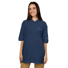 Load image into Gallery viewer, LivingWorks unisex embroidered HELPER polo shirt