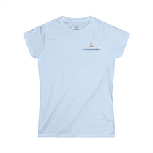 Load image into Gallery viewer, LivingWorks suicide prevention HELPER women's tee